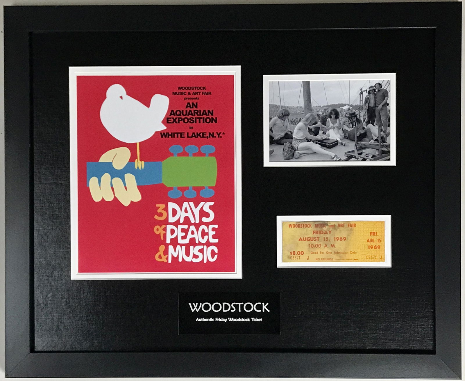 Woodstock Genuine Friday Ticket Collage (1 of 5)