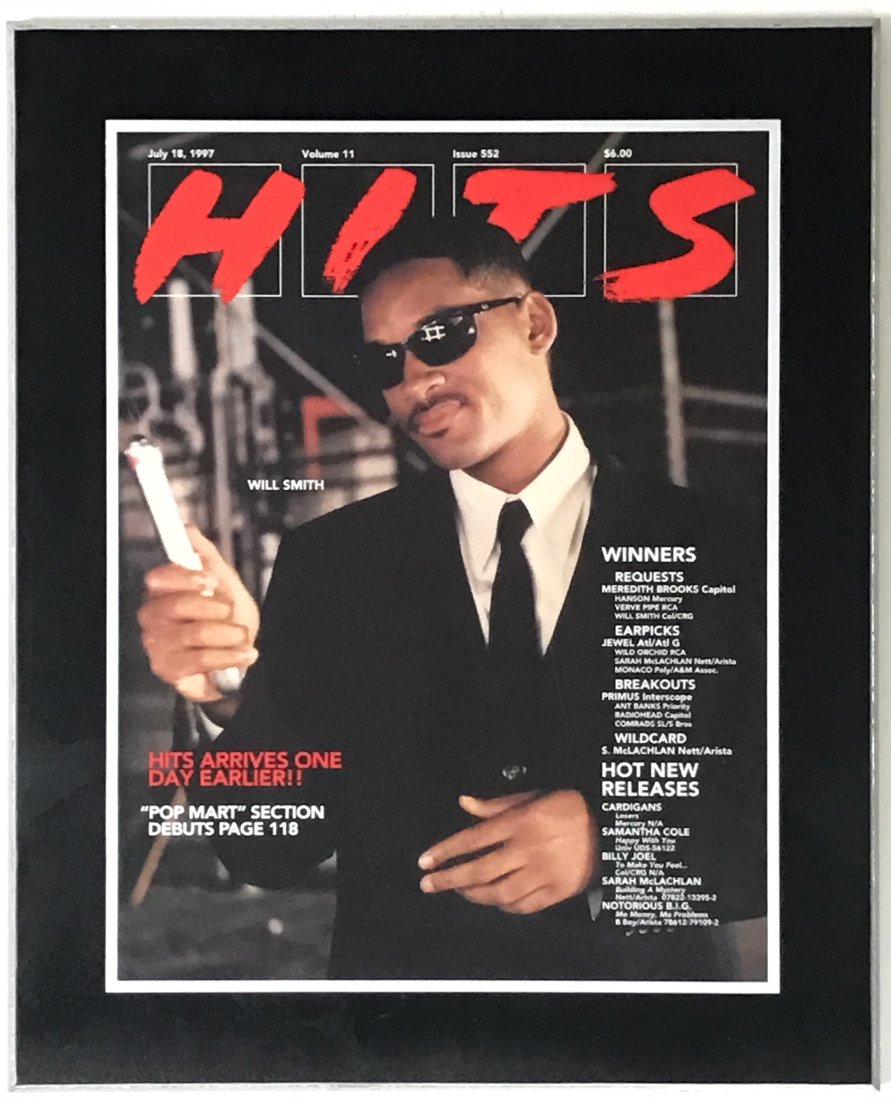 Will Smith HITS Magazine Plaque (1 of 2)