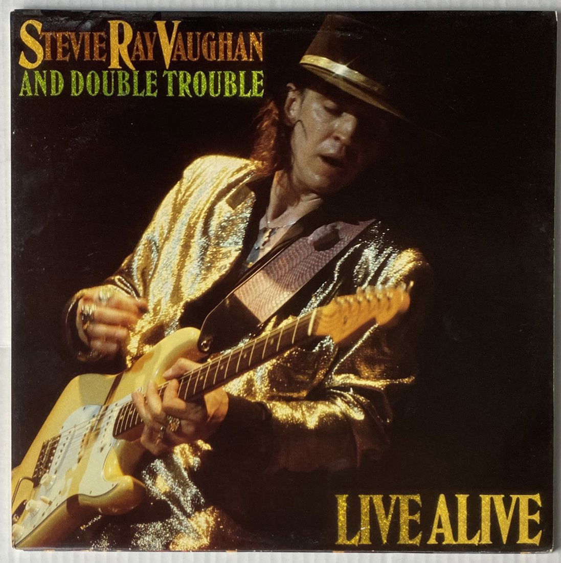 Stevie Ray Vaughan & Double Trouble Live Alive 1986 LP (1 of 4)