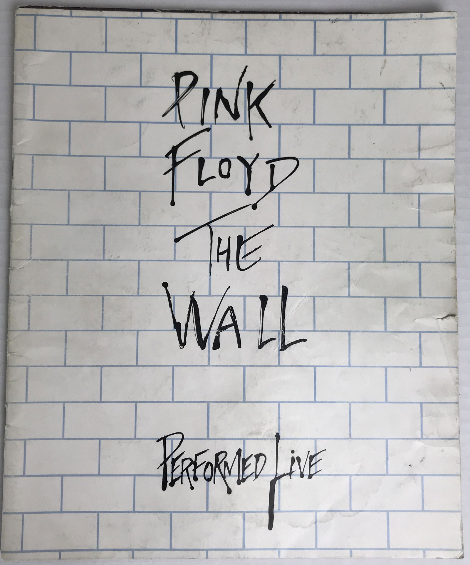 Pink Floyd The Wall 1979-80 Tour Program (1 of 4)