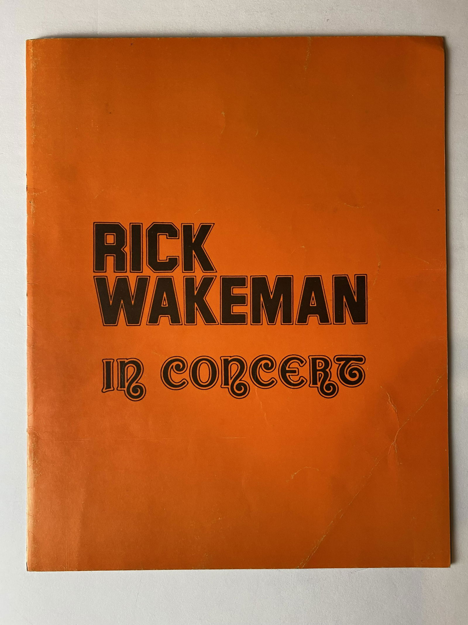 Rick Wakeman 1976 Tour UK Program (1 of 3)