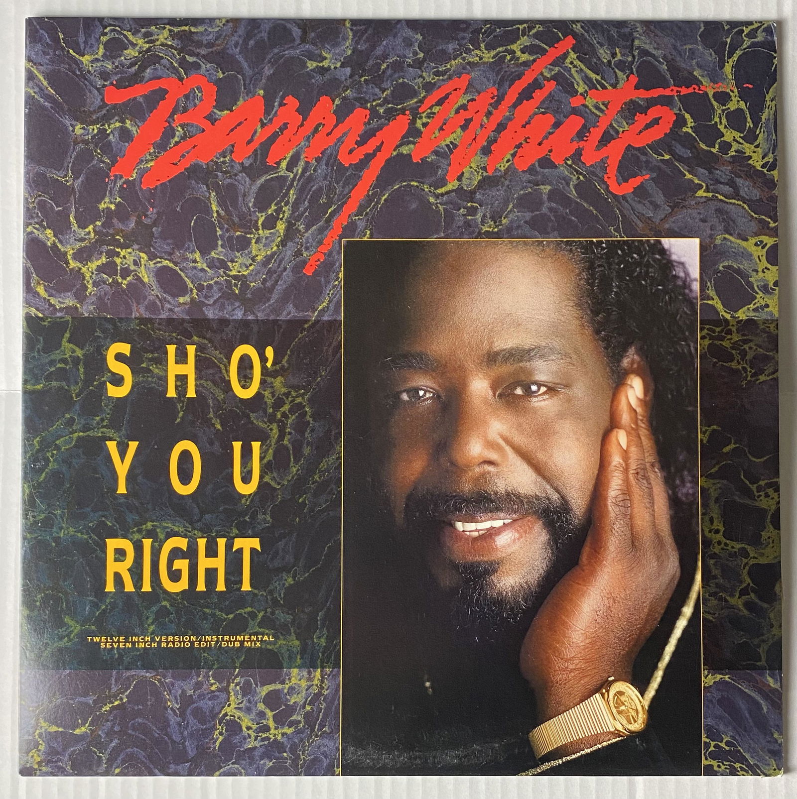 Barry White Sho' You Right 12" Promo 1987 LP (1 of 5)