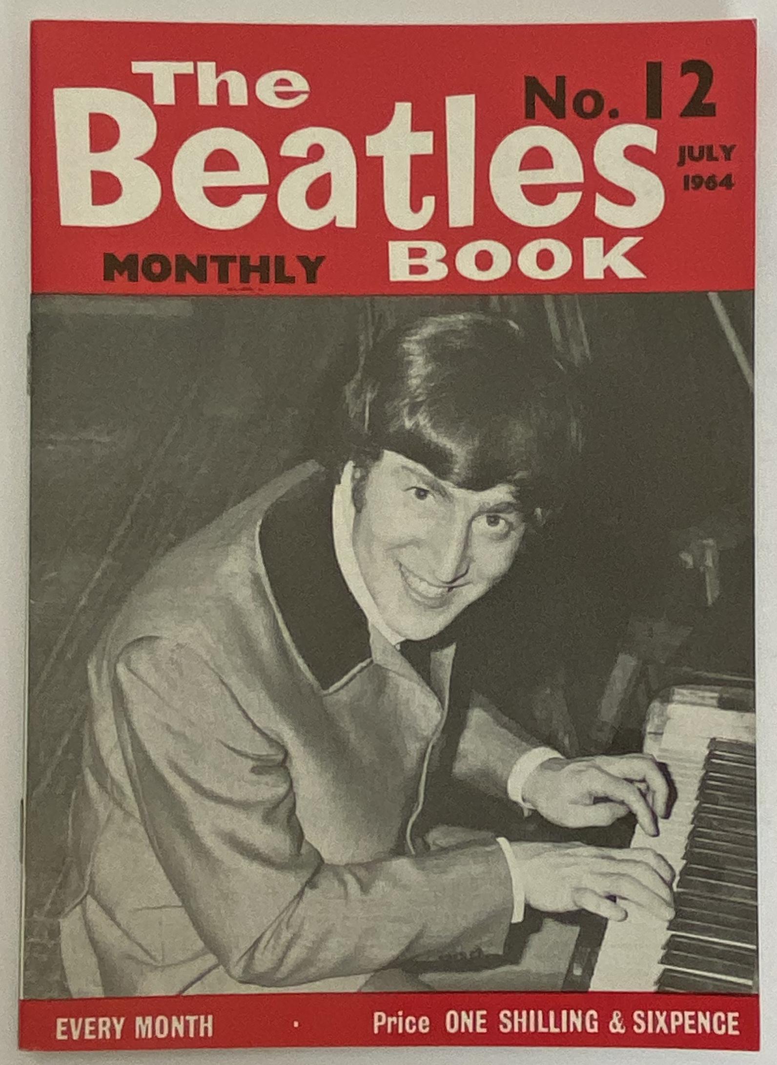 Beatles Book Monthly Magazine July 1964 Issue #12: Take a Fab trip back in time with The Beatles Book magazines! This is an authentic original July 1964 issue #12. This item is an original from the "first era" run of 77 issues as described in the hist