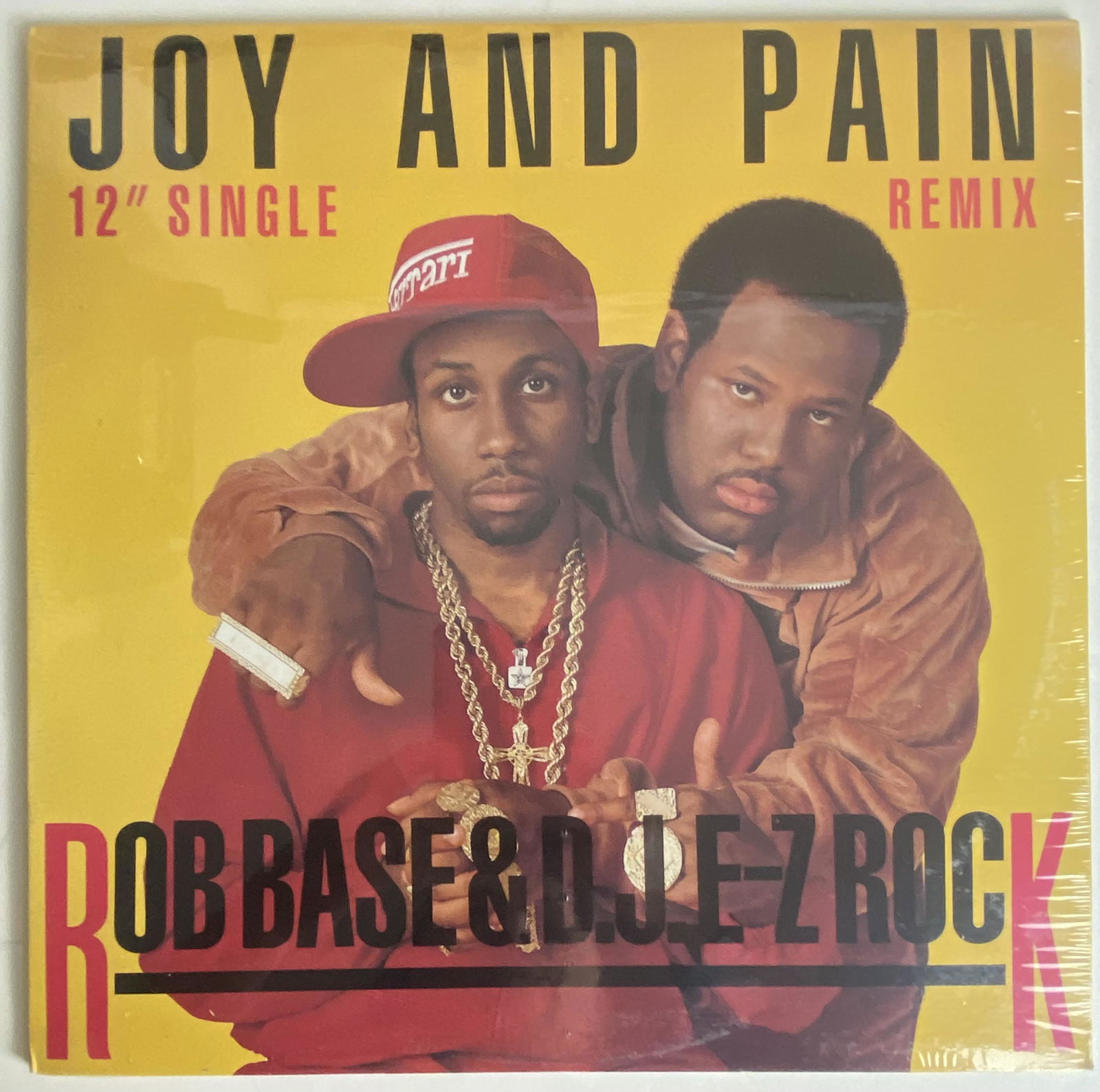 Rob Base & DJ E-Z Rock Joy and Pain 12" Single Remix Vinyl Sealed 1988: Rob Base & DJ E-Z Rock Joy and Pain *Record condition: M *Jacket condition: NM 1988 Sealed 12" Vinyl Single Remix PRO-7247
