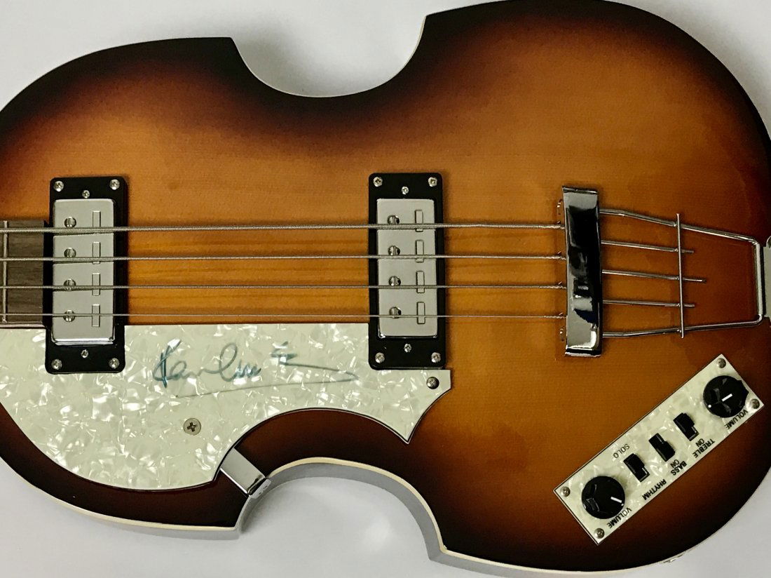 Beatles Hofner Bass Signed by Paul McCartney w/Caiazzo LOA - RARE (1 of 11)