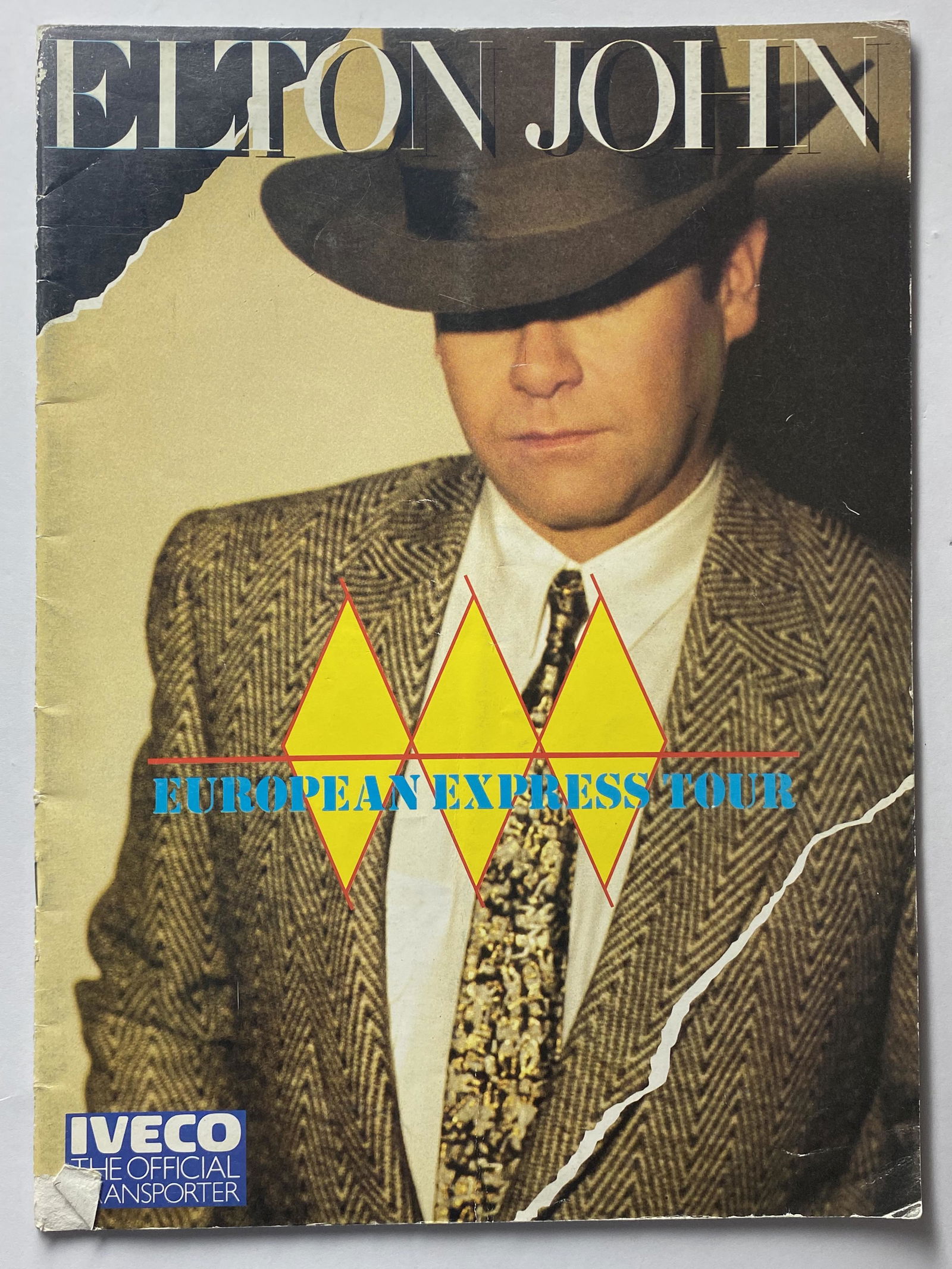 Elton John European Express 1984 Concert Tour Program (1 of 3)