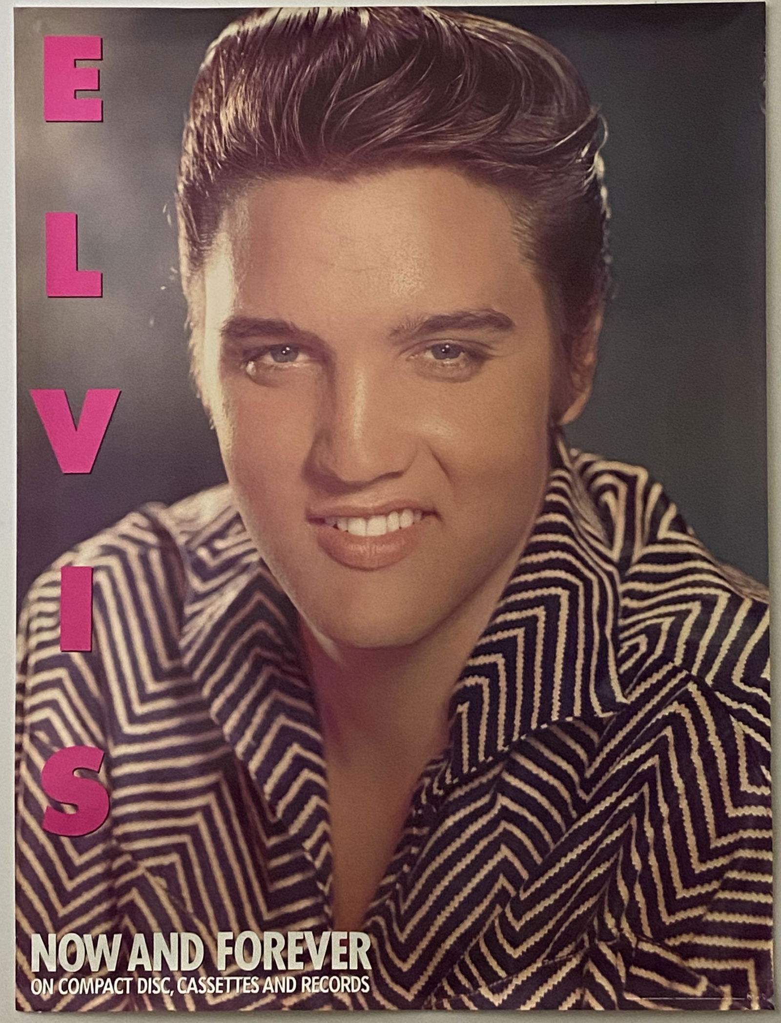 Elvis Presley Now and Forever Promo Poster 1987 (1 of 3)
