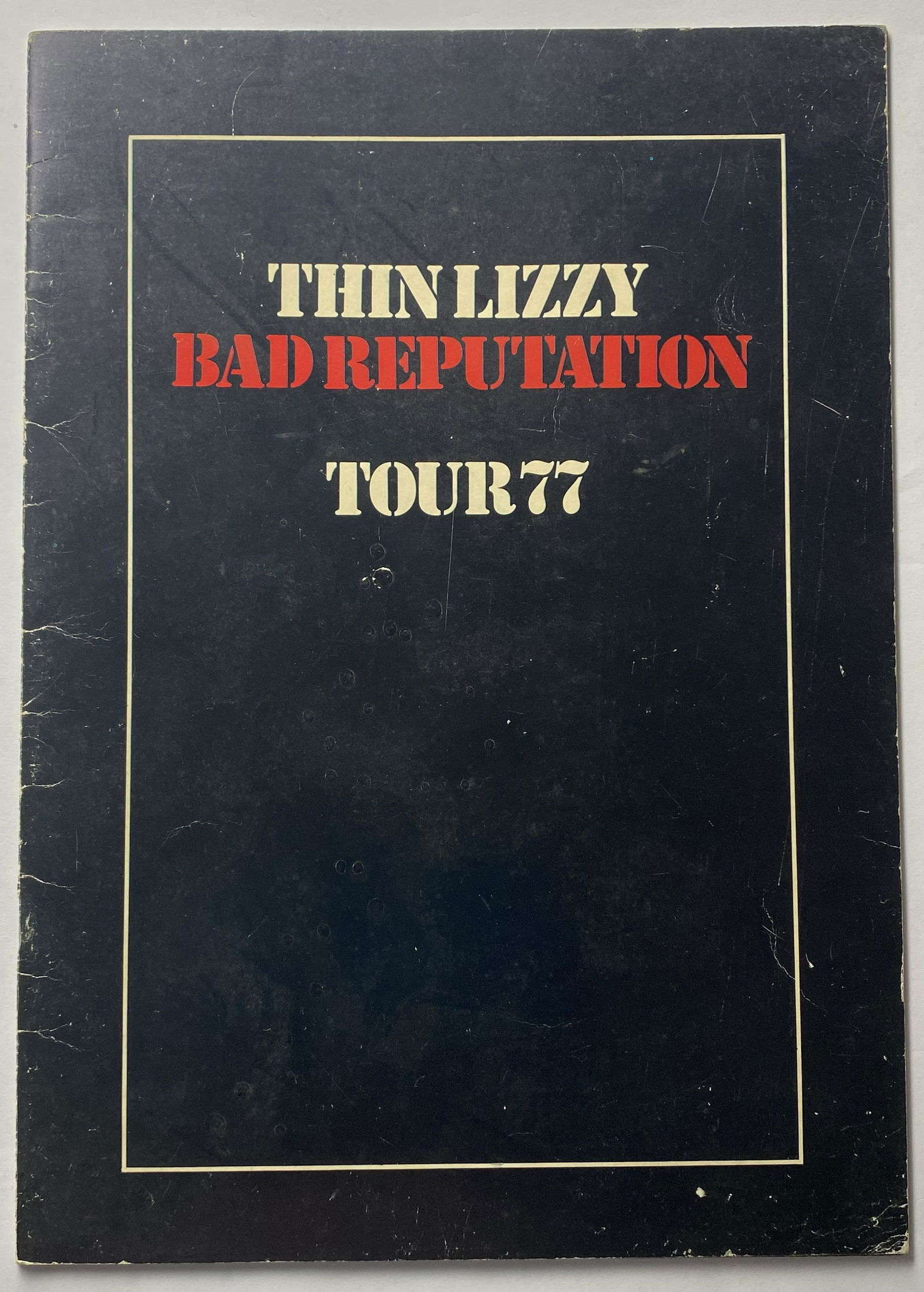 Thin Lizzy Bad Reputation 1977 Tour Program (1 of 3)