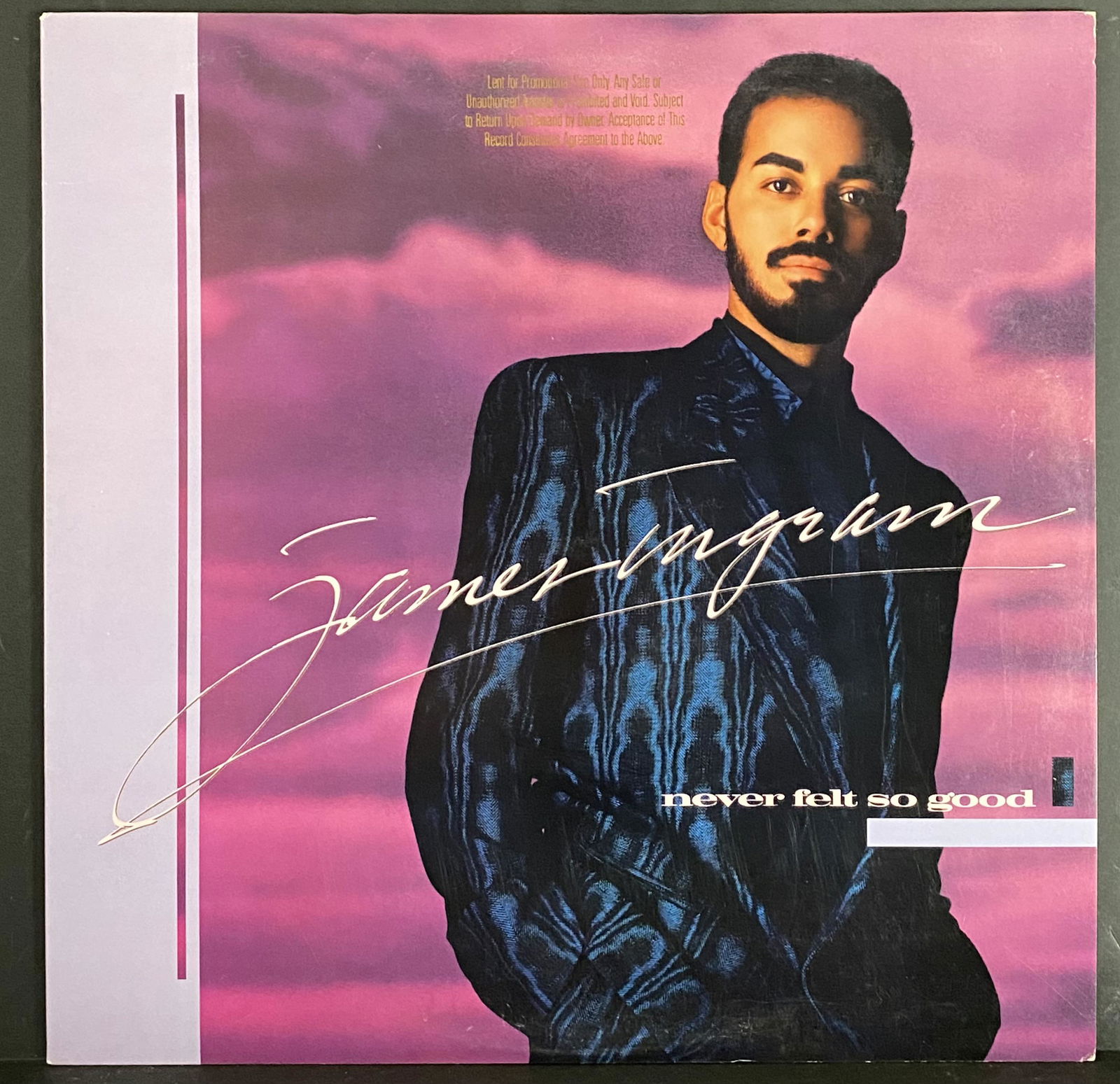James Ingram Never Felt So Good 1986 Promo LP (1 of 5)