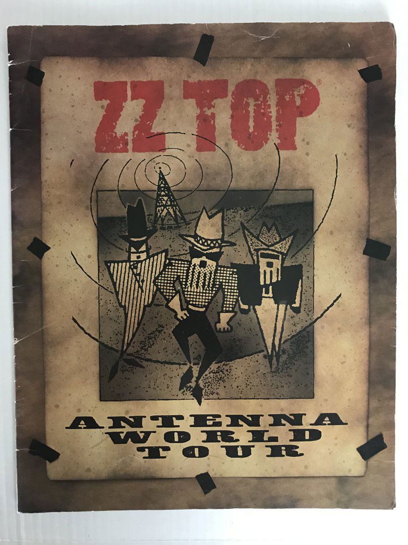 ZZ Top 1994 Antenna Tour Concert Program (#0453A) on Jan 14, 2023 |  MusicGoldmine.com in NV