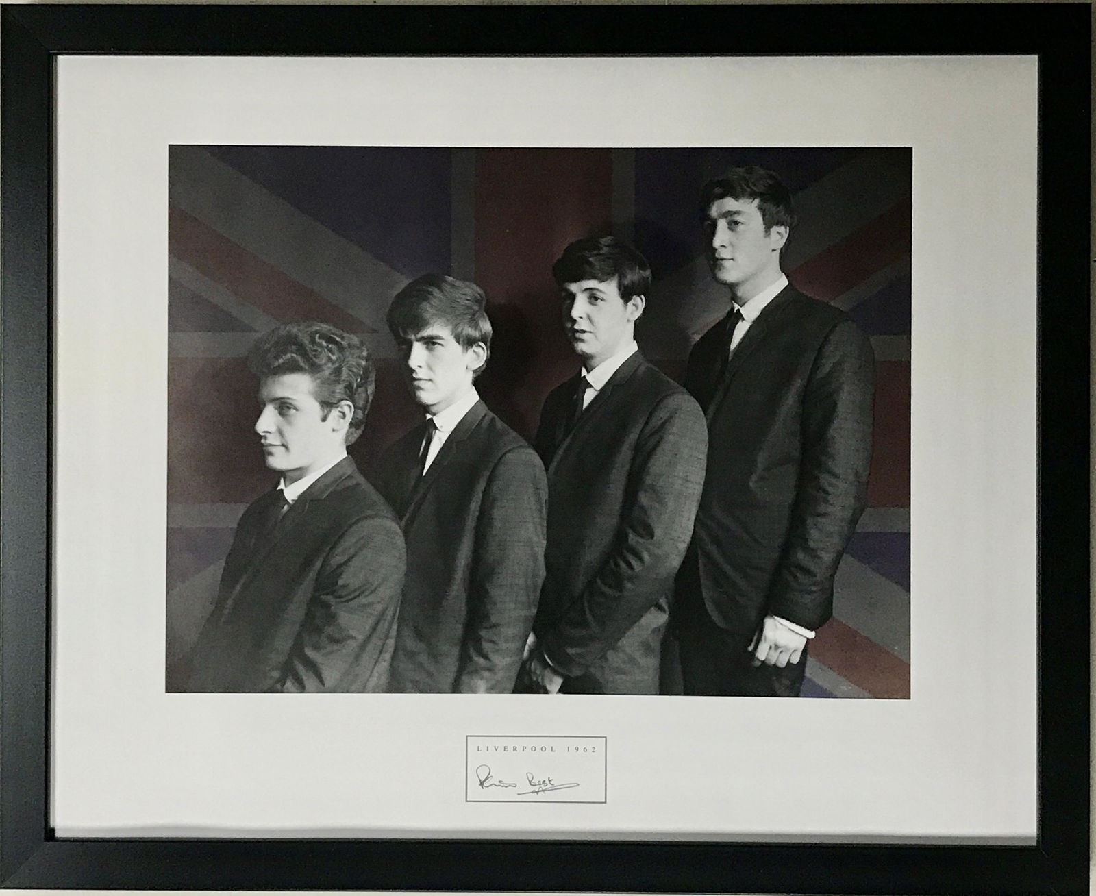 Beatles Liverpool 1962 Photo Signed by Pete Best (1 of 4)