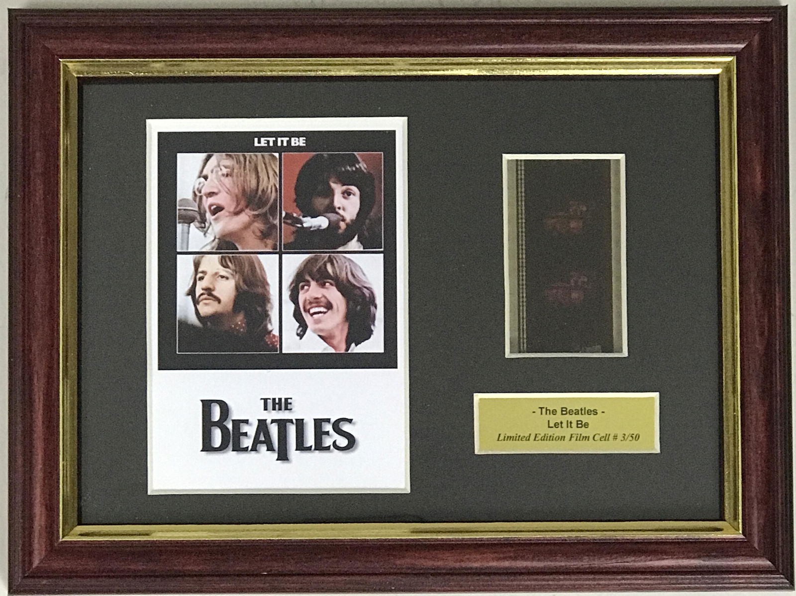 Beatles Let it Be Film Cel Collage (1 of 3)