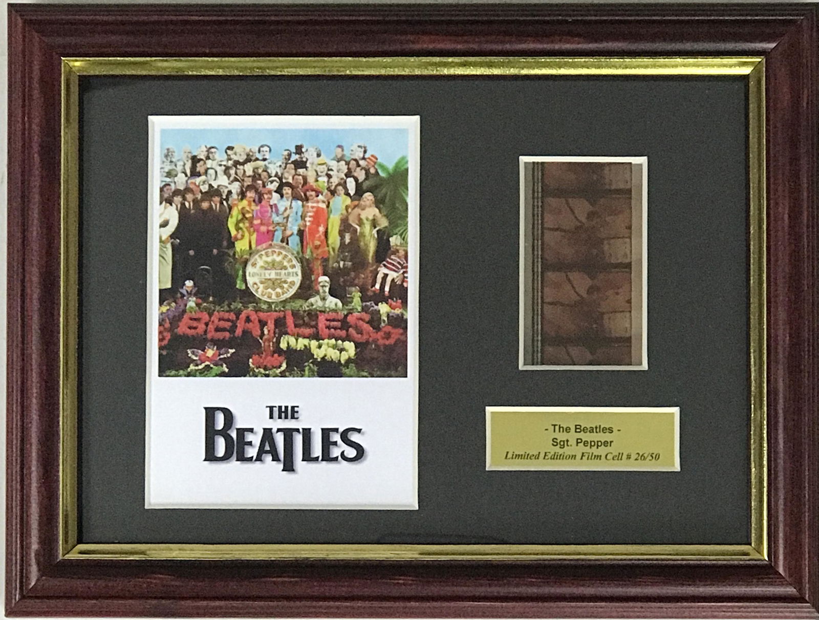 Beatles Sgt. Pepper Film Cel Collage (1 of 5)