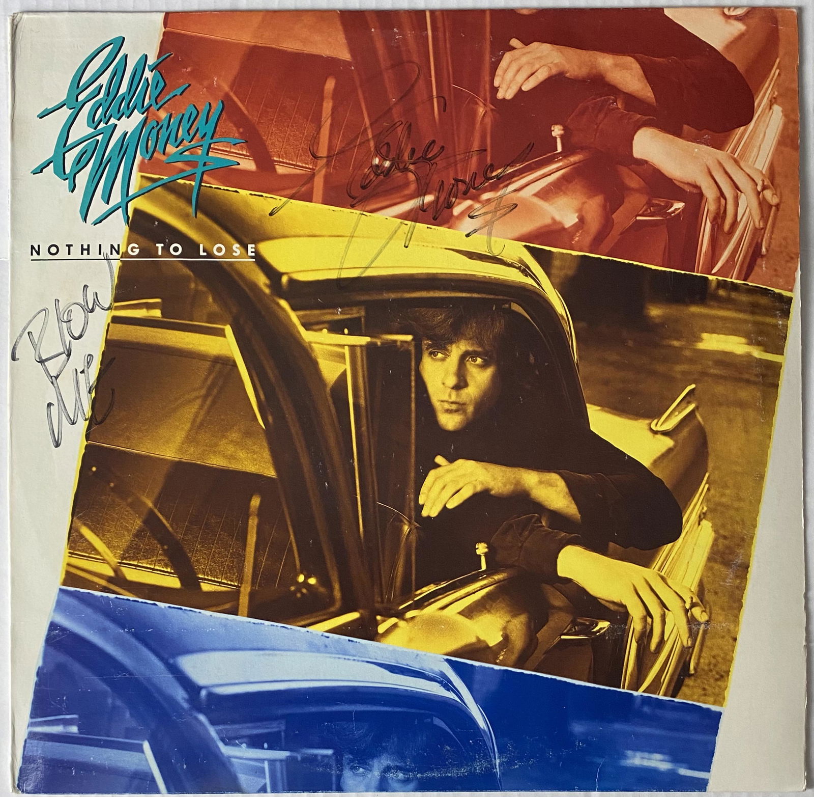 Eddie Money Nothing To Lose LP signed by Money w/BAS LOA (1 of 5)