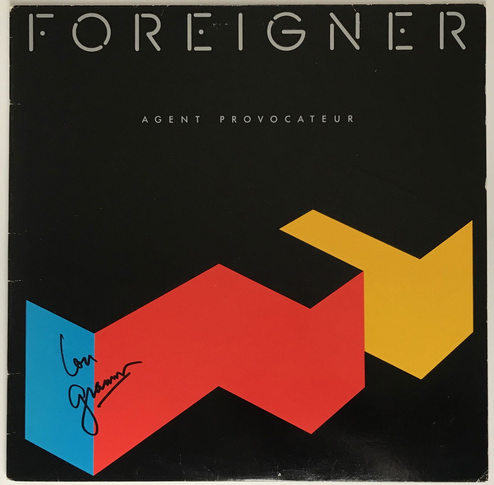 Foreigner Agent Provocateur Album Lou Gramm signed (BAS) (1 of 4)