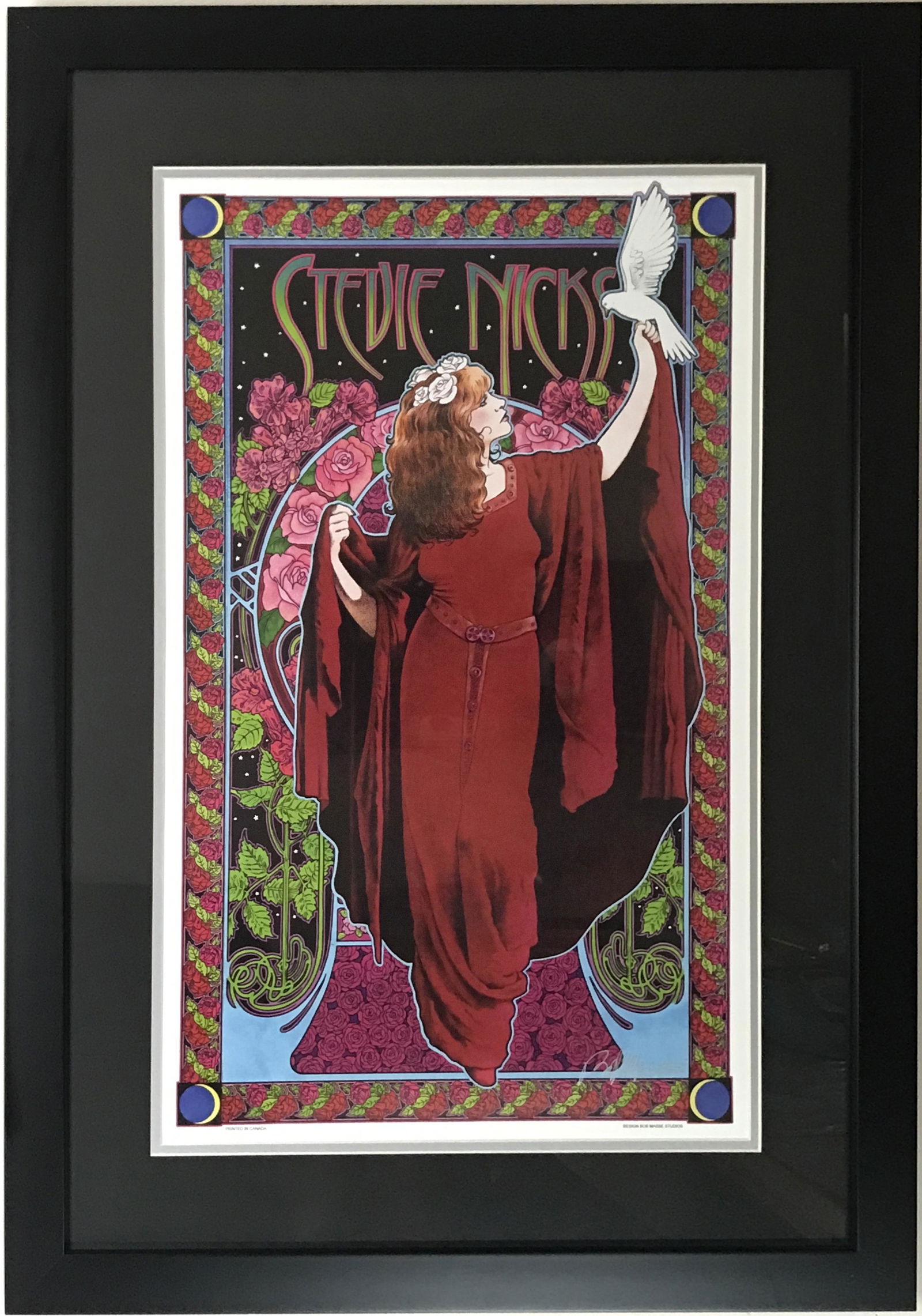 Stevie Nicks Bob Masse "Winged Dove" Signed Poster (1 of 3)