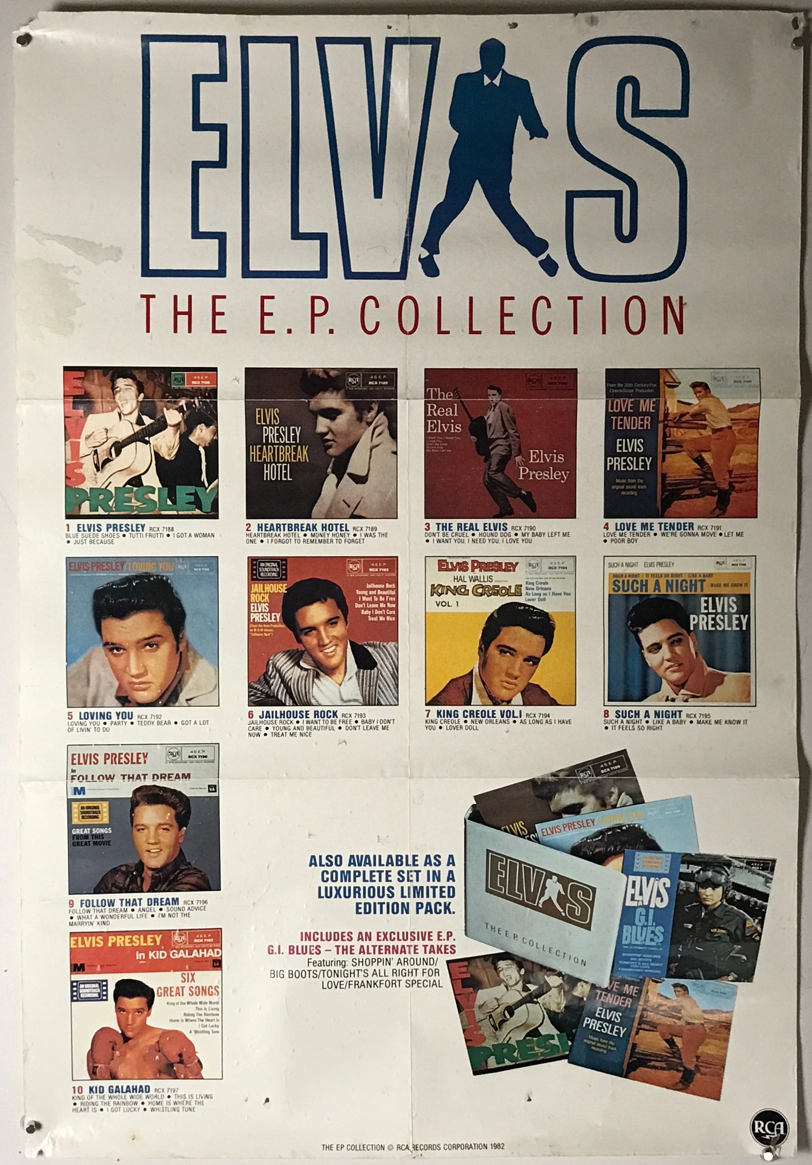 Elvis 1982 RCA Poster (1 of 2)