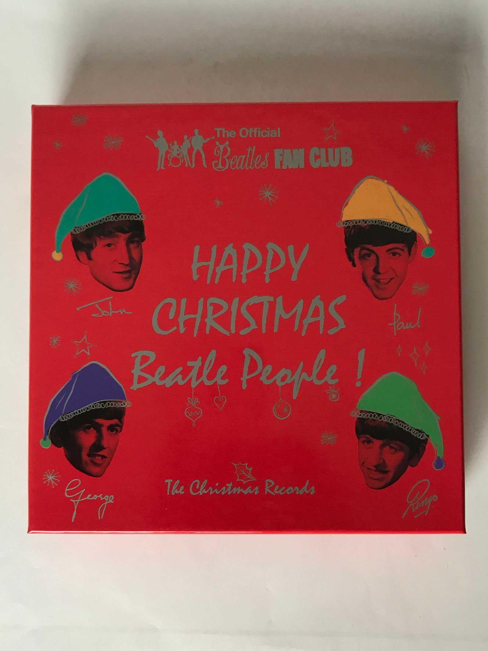 Beatles Official Fan Club Happy Christmas Beatle People 2017 7" Singles Box Set Sealed (1 of 4)