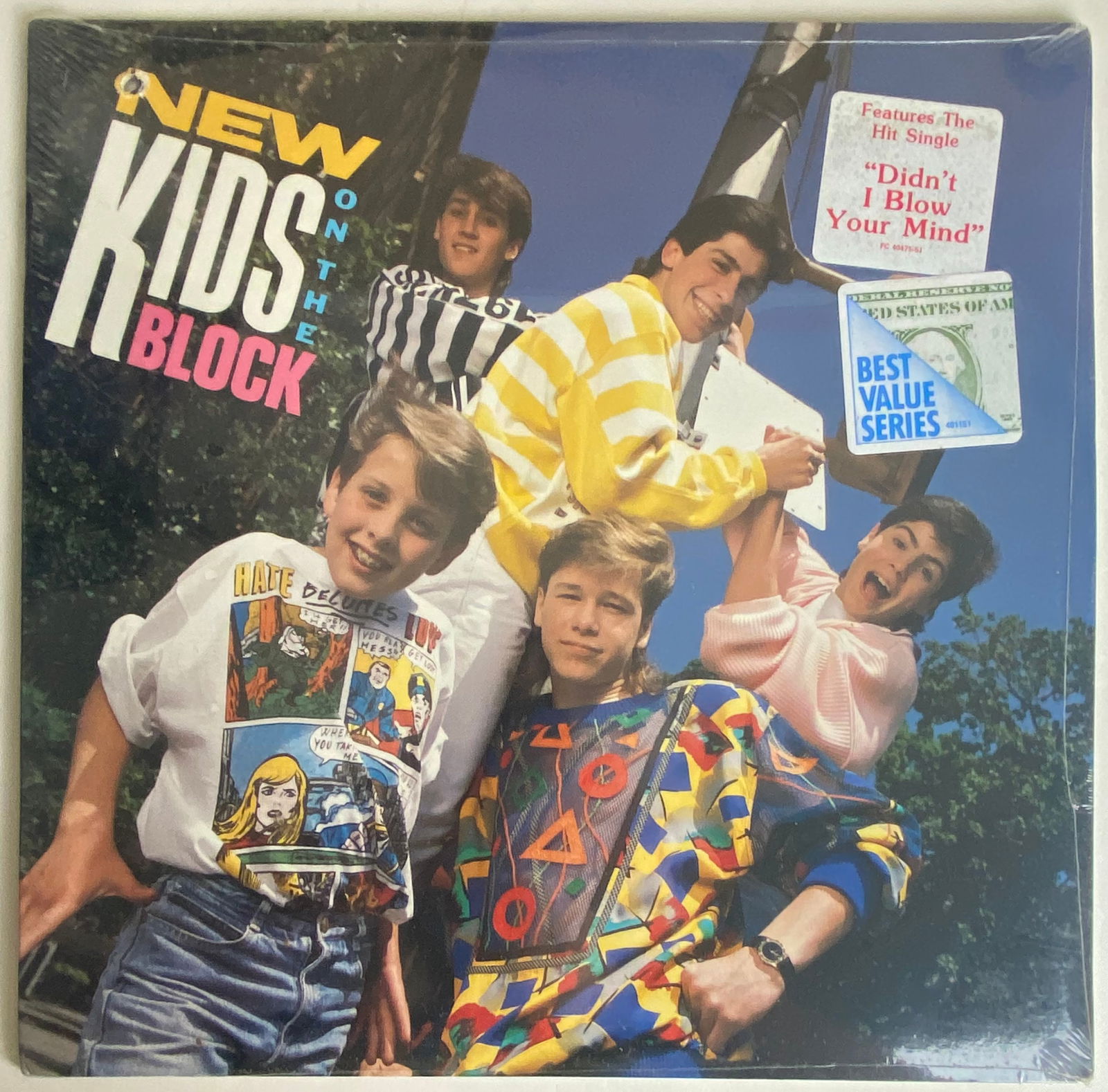 New Kids On The Block Self-Titled 1986 Sealed LP (1 of 3)