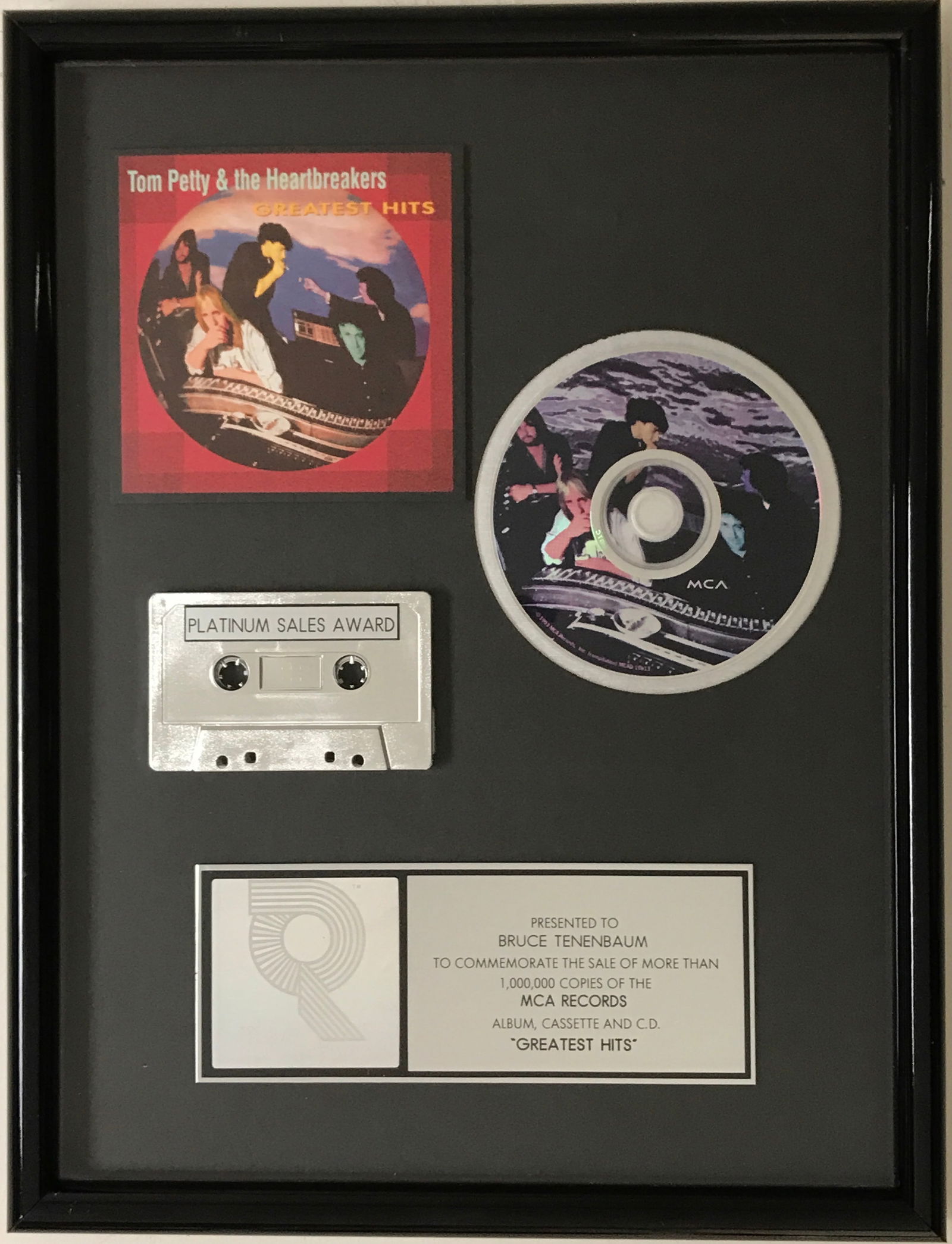 Tom Petty Greatest Hits RIAA Platinum Album Award (1 of 7)