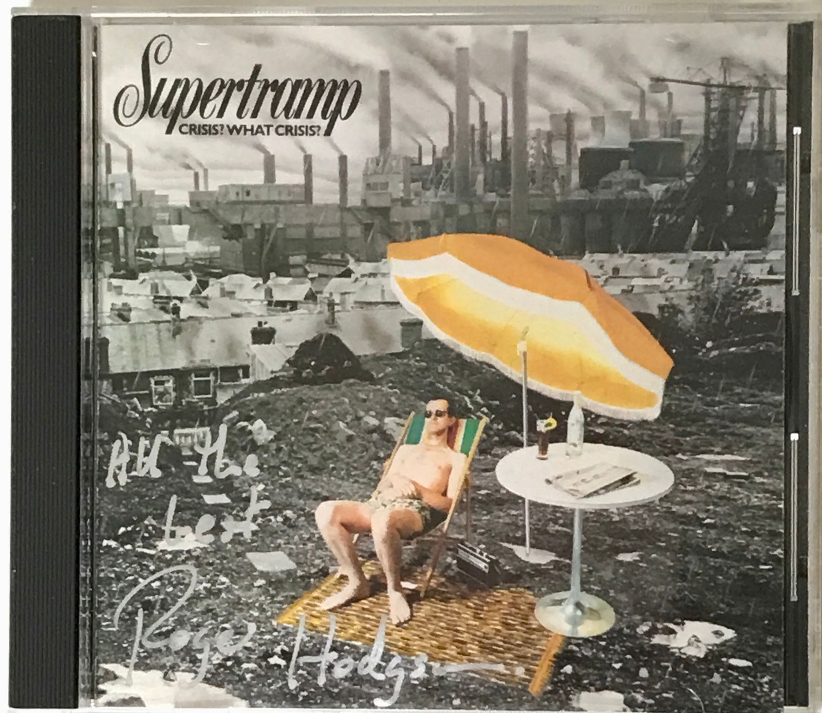 Supertramp Crisis? What Crisis? CD signed by Roger Hodgson w/JSA LOA (1 of 4)