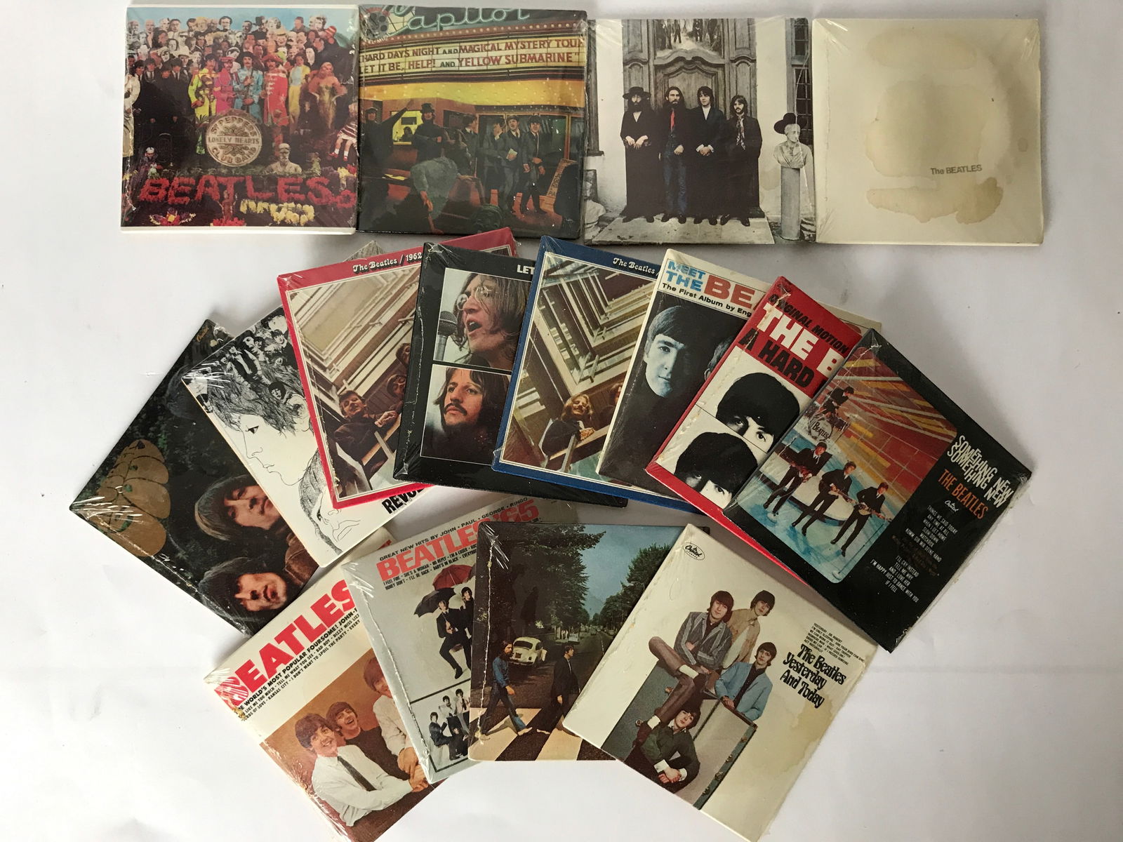 Beatles Chu-Bops Miniature Bubble Gum Album Set 1-16 Sealed 80s (1 of 4)