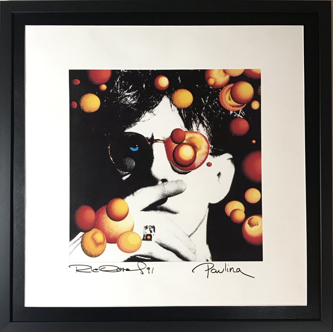 The Cars Ric Ocasek Paulina Porizkova Signed Ltd Edition Litho w/BAS COA (1 of 7)