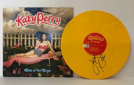 Katy Perry signed One Of The Boys Album w/BAS COA