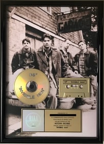 98 Degrees "Invisible Man" RIAA Gold Single Award