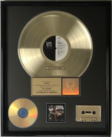 Bonham The Disregard of Timekeeping RIAA Gold LP Award