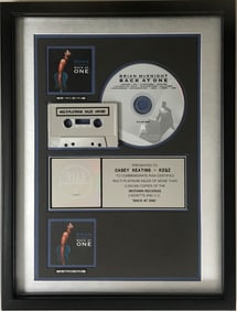 Brian McKnight Back At One RIAA 2x Platinum Award