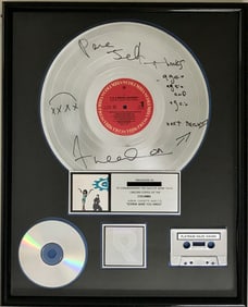 C+C Music Factory Gonna Make You Sweat RIAA Platinum LP Award signed by Freedom Williams