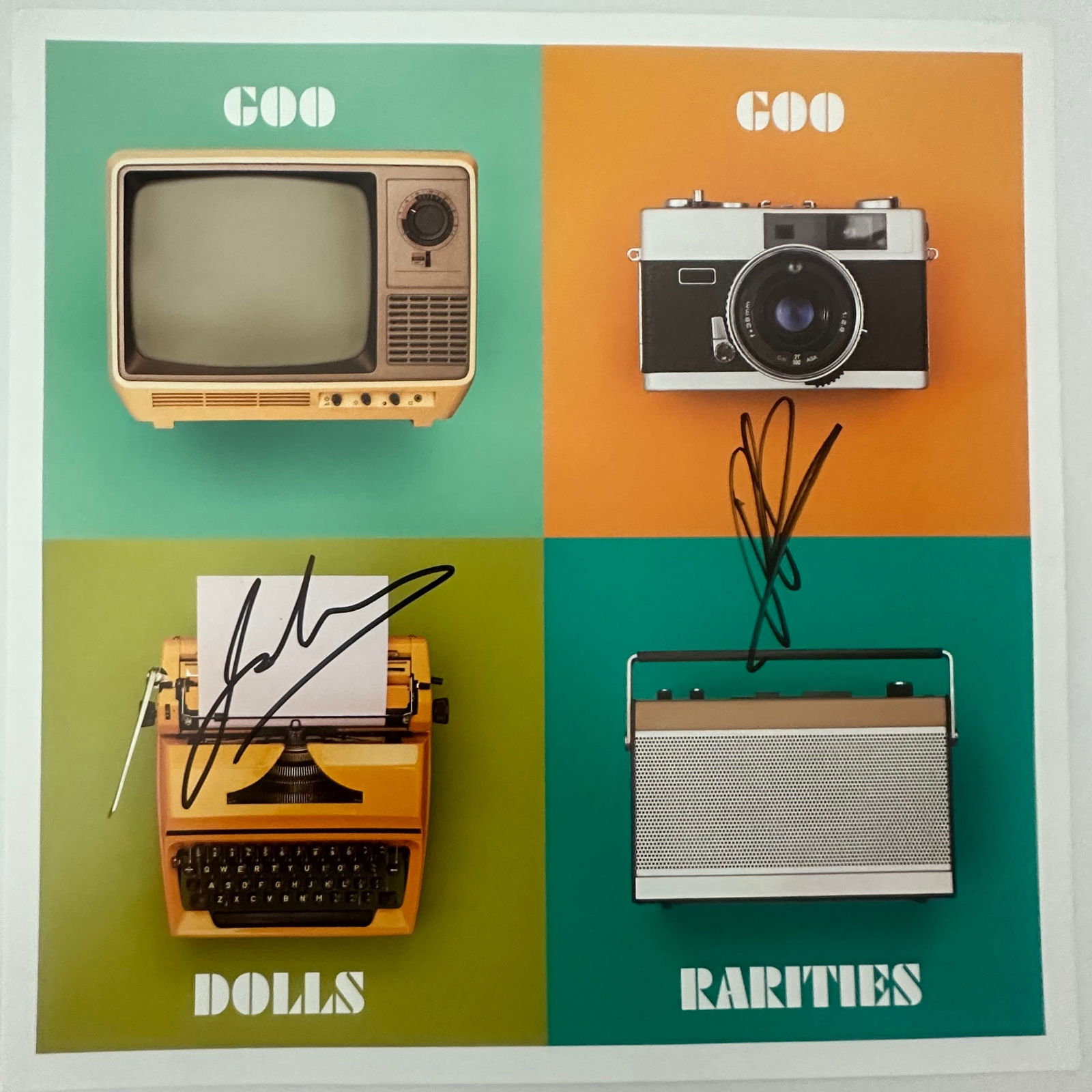 Goo Goo Dolls John Rzeznik Signed Rarities Promo Flat w/BAS COA (1 of 6)