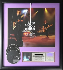 Goo Goo Dolls Dizzy Up The Girl RIAA 3x Multi-Platinum Album Award