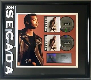Jon Secada debut RIAA 2x Platinum Album Award