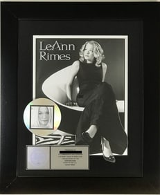 LeAnn Rimes self-titled LP RIAA Platinum Award