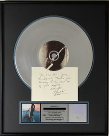 Meredith Brooks Blurring The Edges RIAA Platinum Album Award