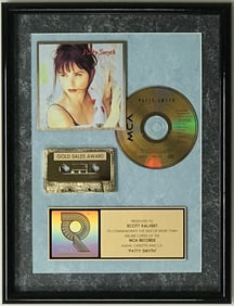 Patty Smyth self titled RIAA Gold Album Award