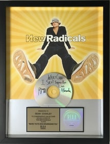 The New Radicals Maybe You've Been Brainwashed Too RIAA Gold Album Award