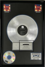 The Simpsons Sing The Blues RIAA 2x Multi-Platinum Album Award