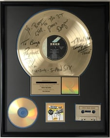 Tony Toni Toné The Revival RIAA Gold Album Award signed by the group
