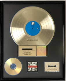 10,000 Maniacs Blind Man's Zoo RIAA Gold Album Award
