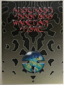 Anderson Bruford Wakeman Howe 1989 Concert Program & Ticket