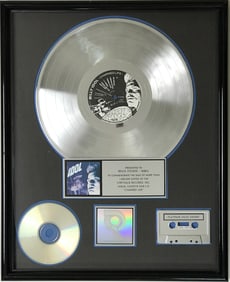 Billy Idol Charmed Life RIAA Platinum Album Award