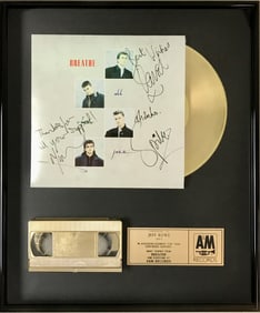 Breathe All That Jazz Award signed by group