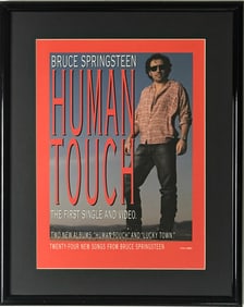 Bruce Springsteen 1992 Human Touch Promo Poster