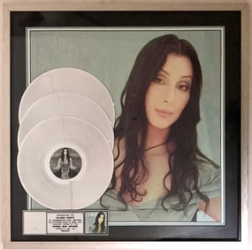Cher Believe RIAA 3x Multi-Platinum Album Award