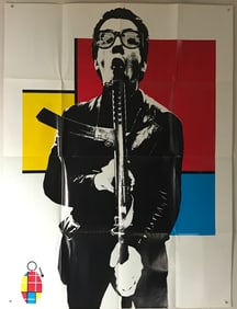 Elvis Costello 80s LP Insert Poster