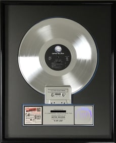 Guns N' Roses G N'R Lies RIAA Platinum LP Award