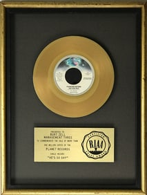 Pointer Sisters "He's So Shy" RIAA Gold Single Award